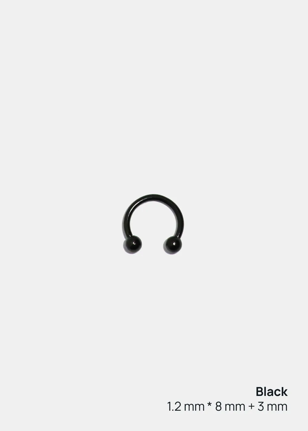 Miss A Body Jewelry - Horseshoe Hoop Earring
