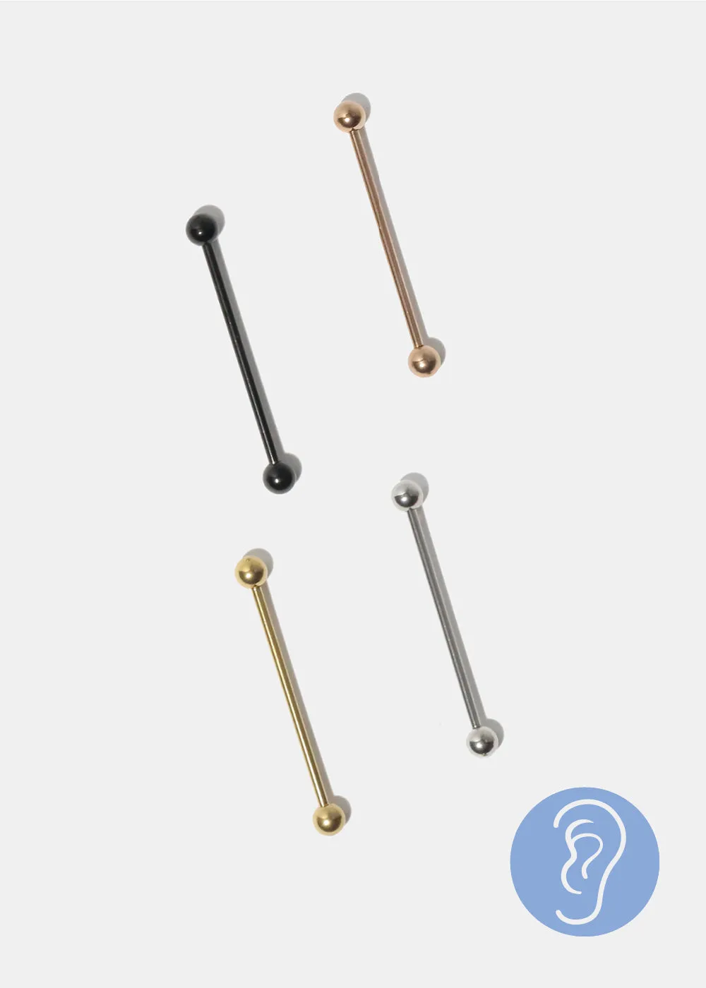 Miss A Body Jewelry - Industrial Bar Earring