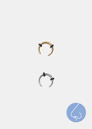 Miss A Body Jewelry - Septum Horseshoe Hoop Earring