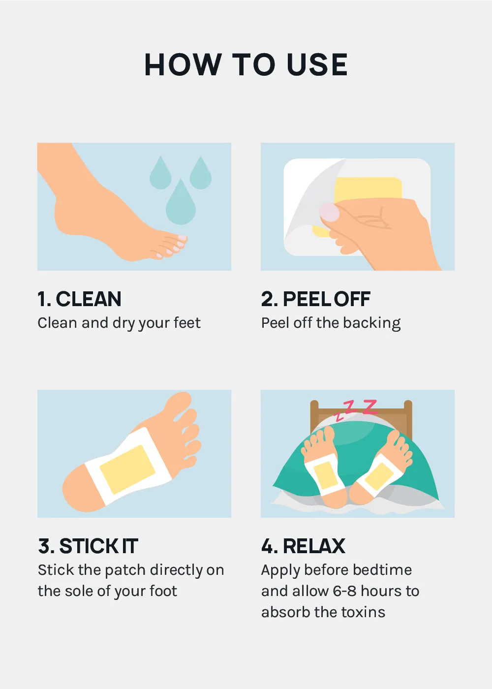 Official Key Items Foot Detox Patch