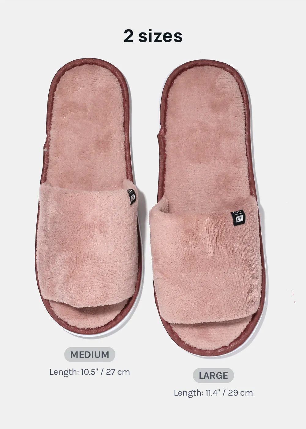 Official Key Items Open Toe Plush Slippers