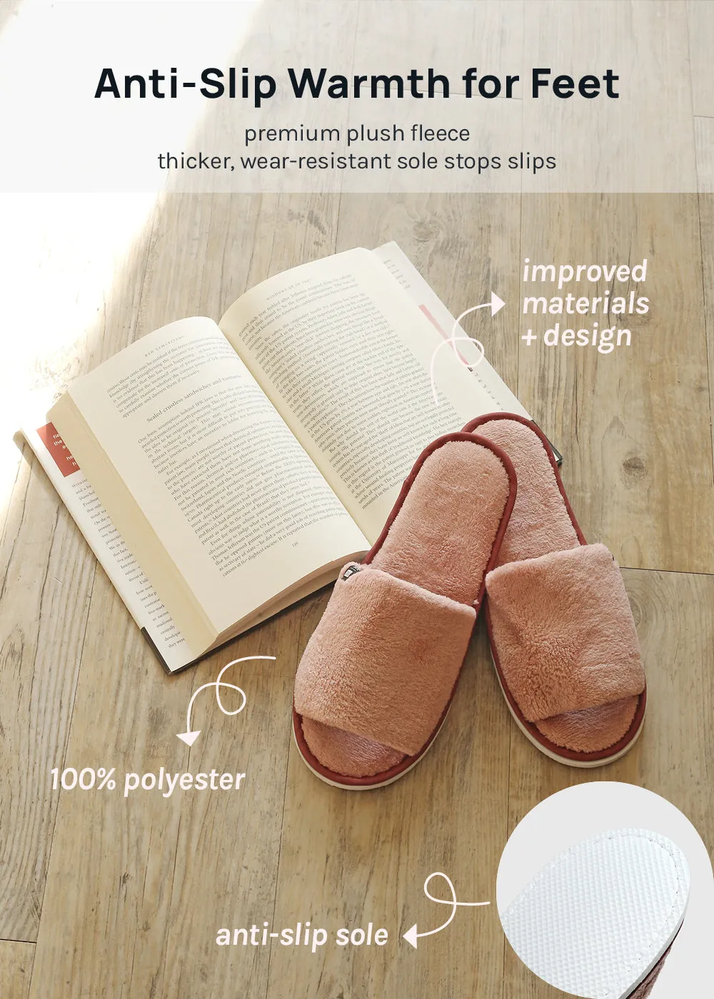 Official Key Items Open Toe Plush Slippers