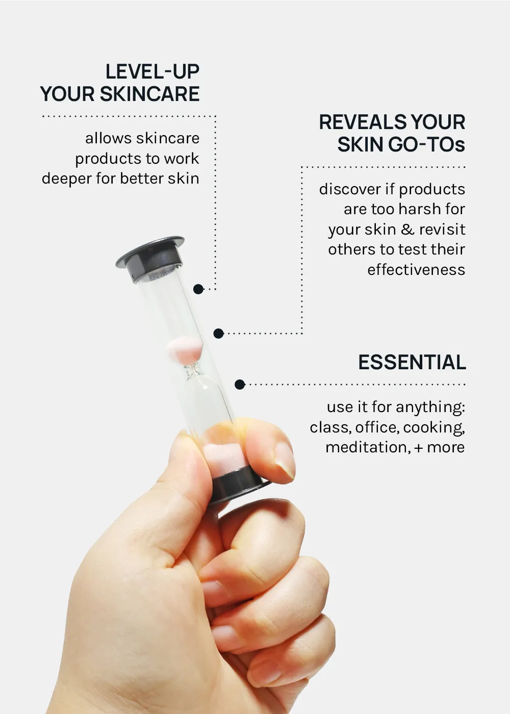 Official Key Items Reuse Beauty Sand Timer