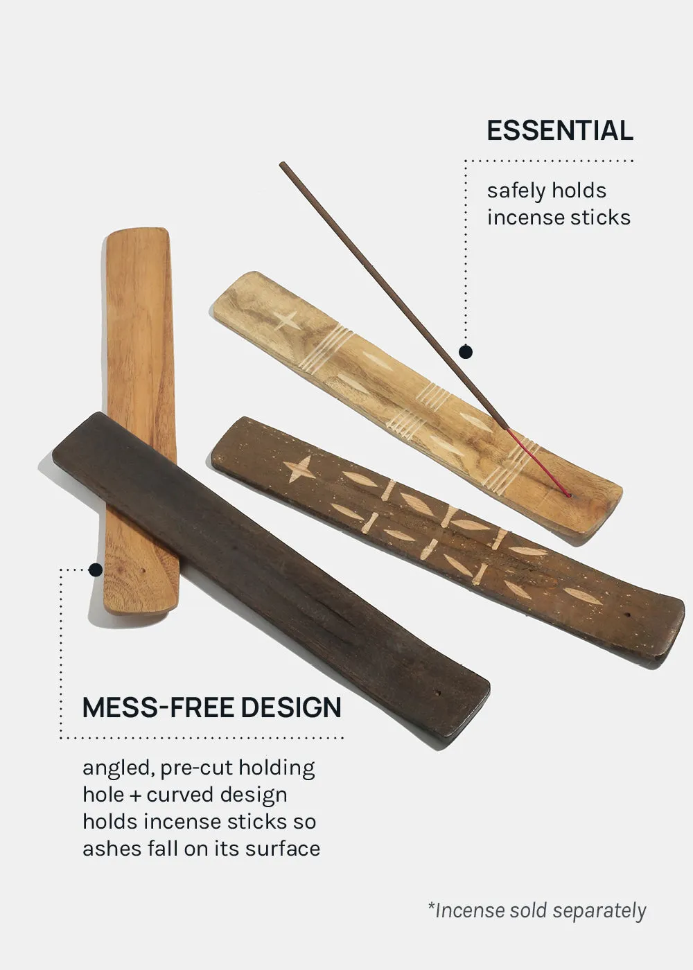 Official Key Items Wooden Incense Stands