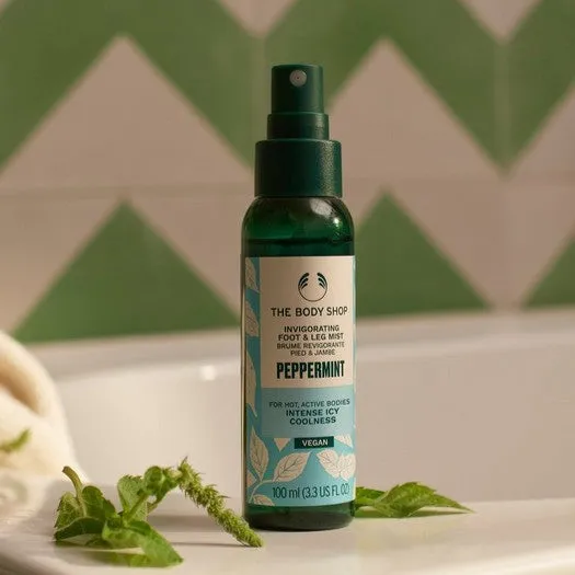 Peppermint Invigorating Foot & Leg Mist The Body Shop