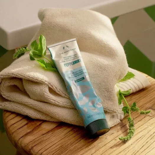 Peppermint Invigorating Foot Cream The Body Shop