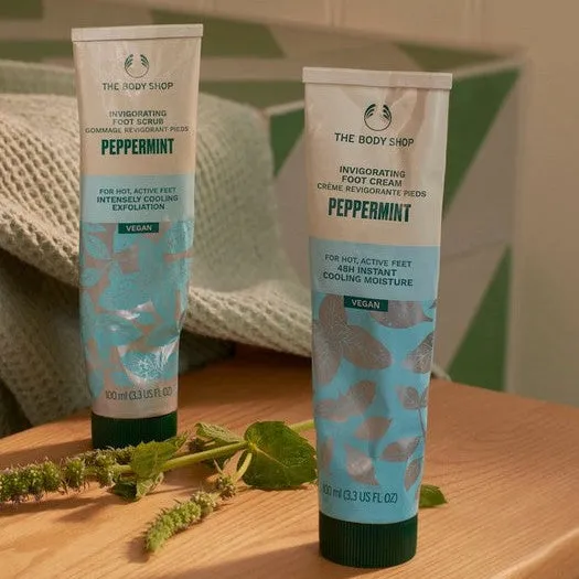 Peppermint Invigorating Foot Cream The Body Shop