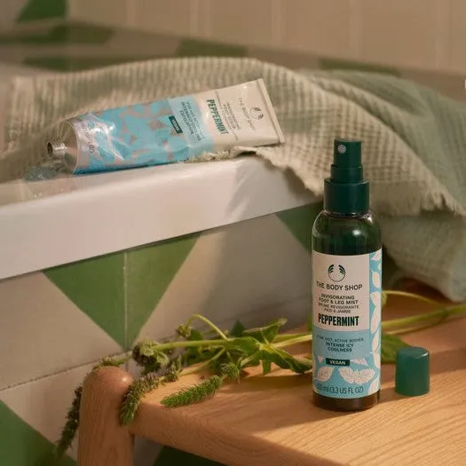 Peppermint Invigorating Foot Cream The Body Shop