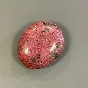 Rhodonite Palm Stone - Ethically sourced
