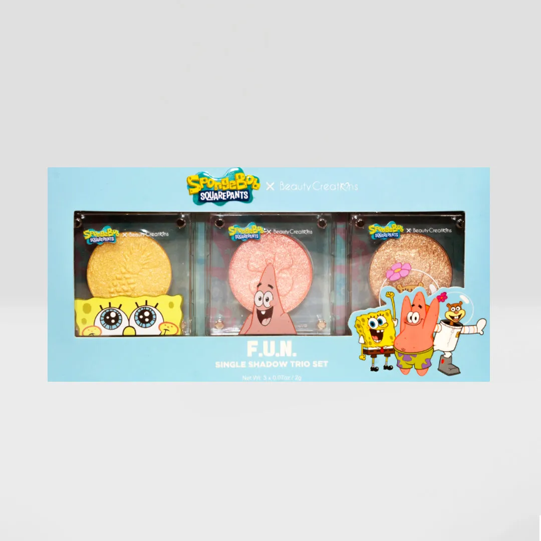 SpongeBob "F.U.N" Single Eyeshadow Set Beauty Creations