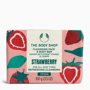 Strawberry Cleansing Face & Body Bar The Body Shop