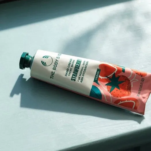 Strawberry Hand Cream The Body Shop