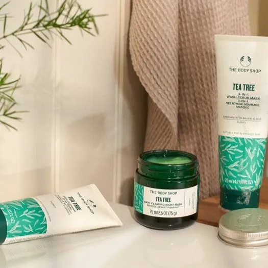 Tea Tree 3-in-1 Wash, Scrub & Mask The Body Shop
