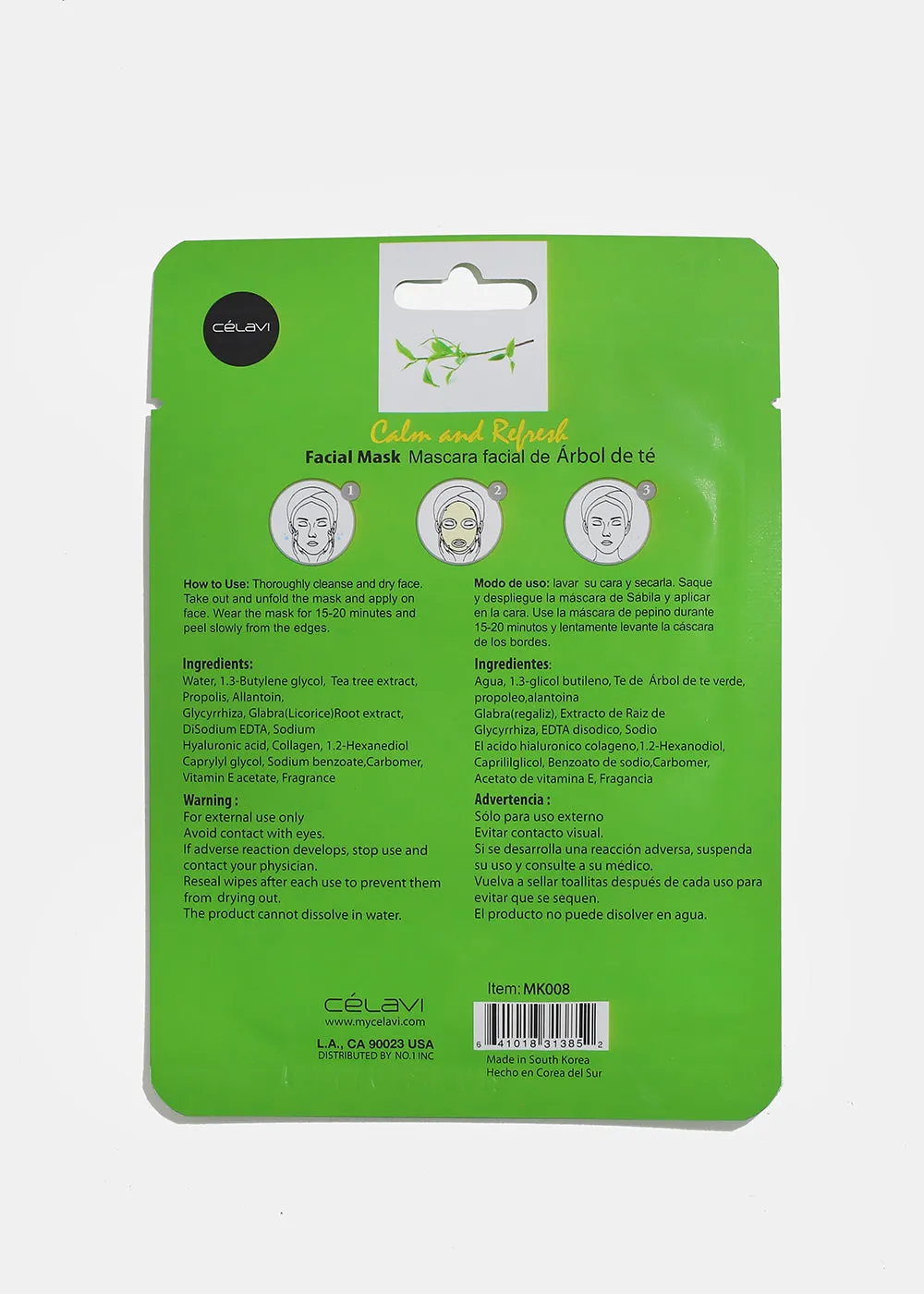 Tea Tree Calm & Refresh Facial Mask