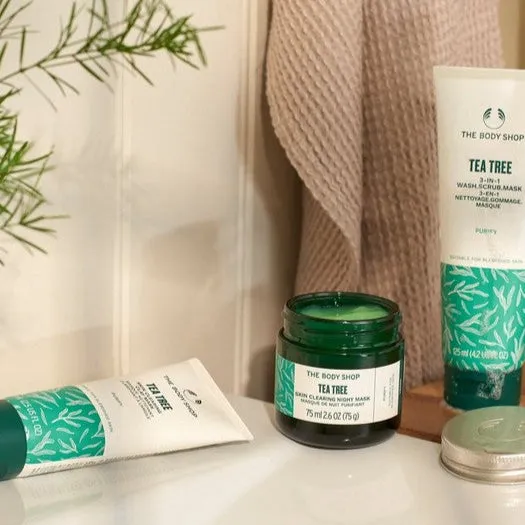Tea Tree Skin Clearing Clay Mask  The Body Shop