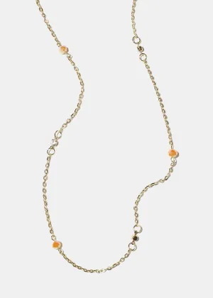 Two-Toned Bead Belly Chain